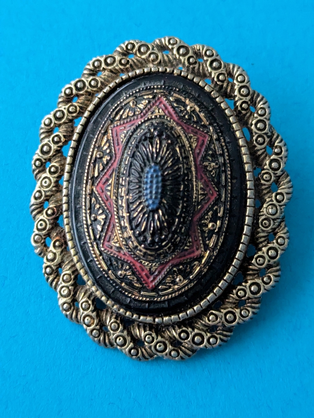 Vintage Sarah Coventry "Old Vienna" Brooch/Pendant, Earrings & Ring! - Picture 2 of 8